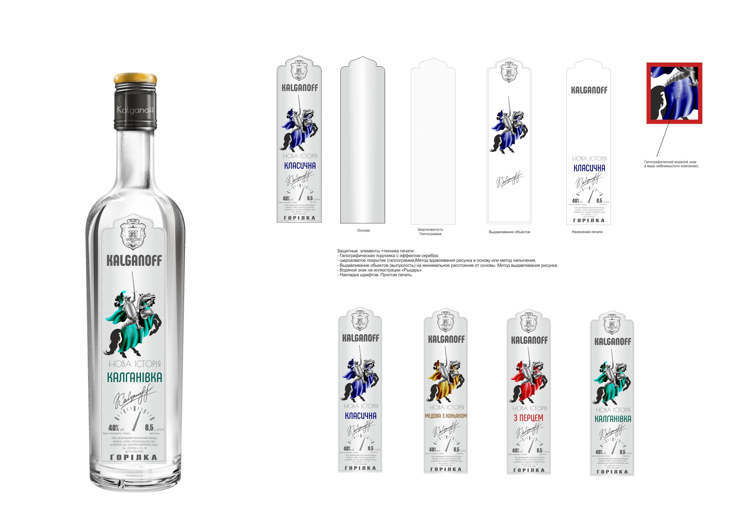Водка Kalganoff